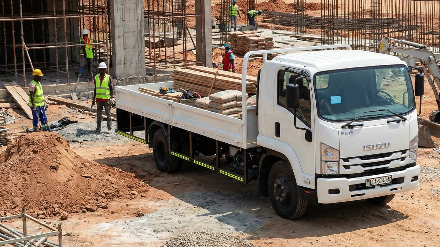 ISUZU F-series em operacao