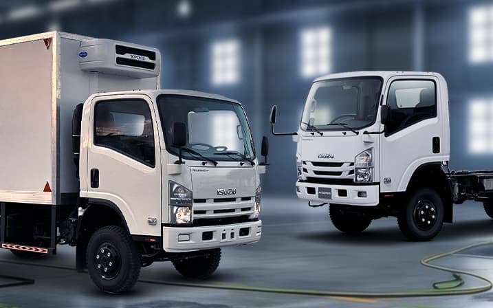 Caminhoes N-Series em operacao